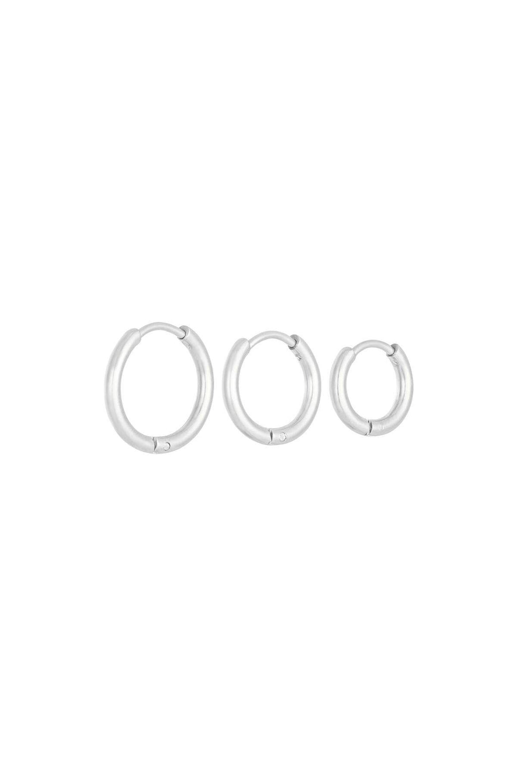 Elegant Simple Circle Hoop Earrings for Women