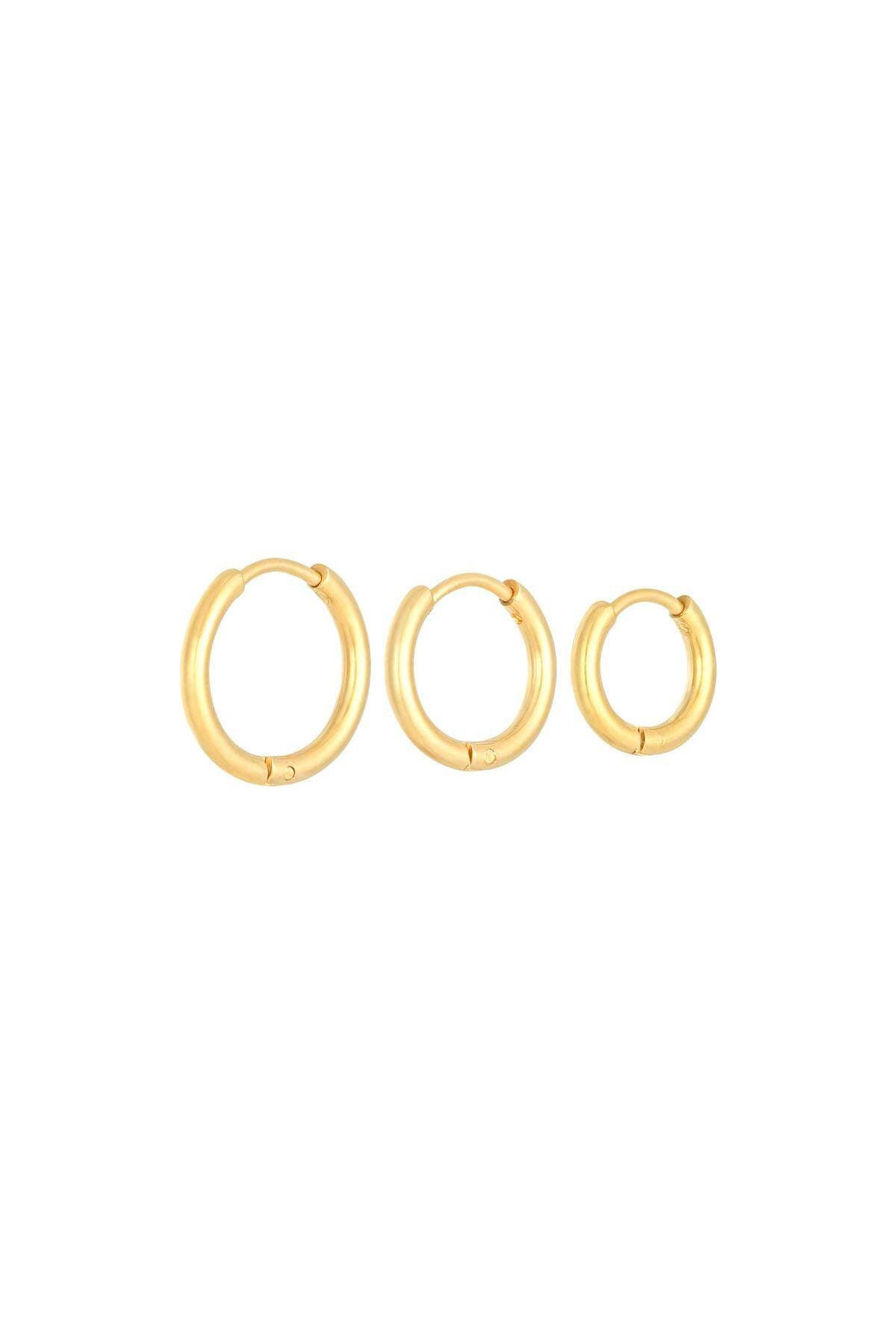 Elegant Simple Circle Hoop Earrings for Women
