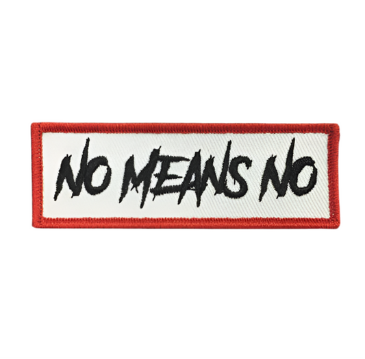 “No Means No” patch