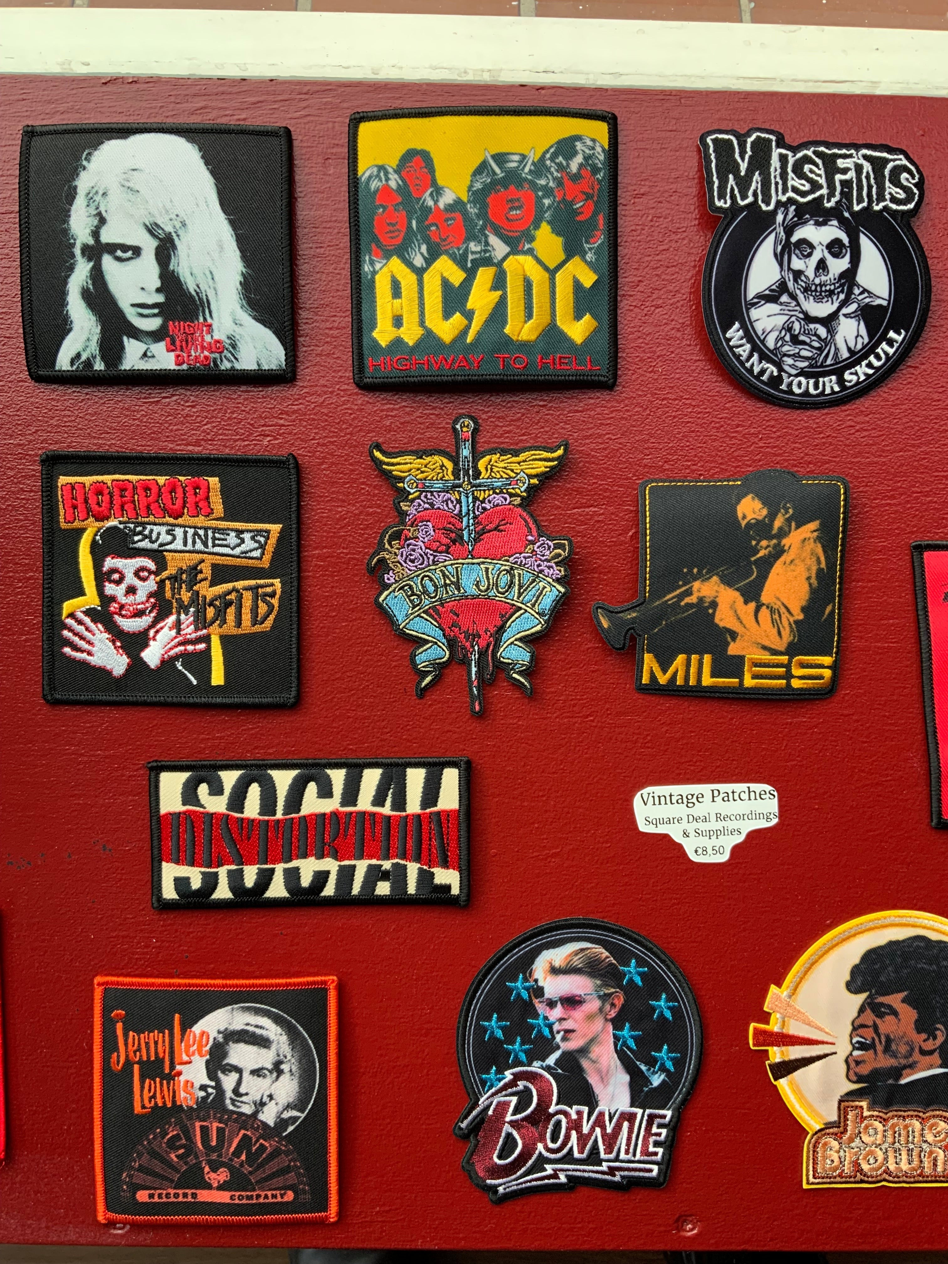 Vintage David Bowie Patch - Smoking