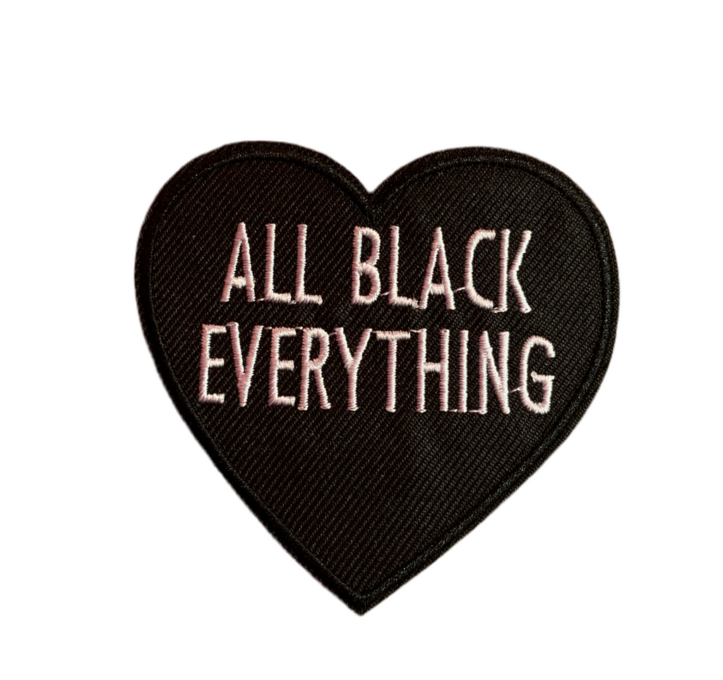 All black everything patch