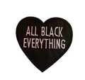 All black everything patch