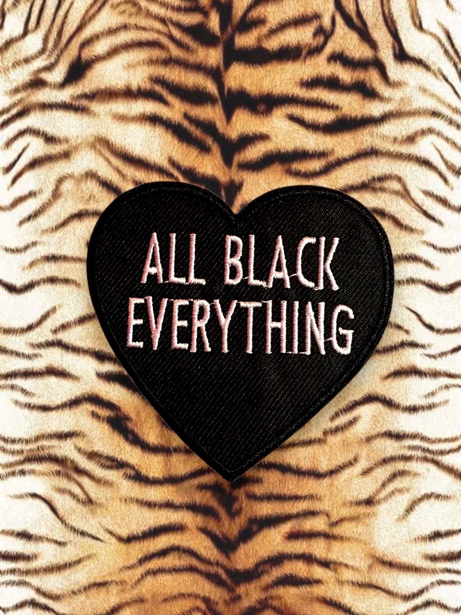 All black everything patch