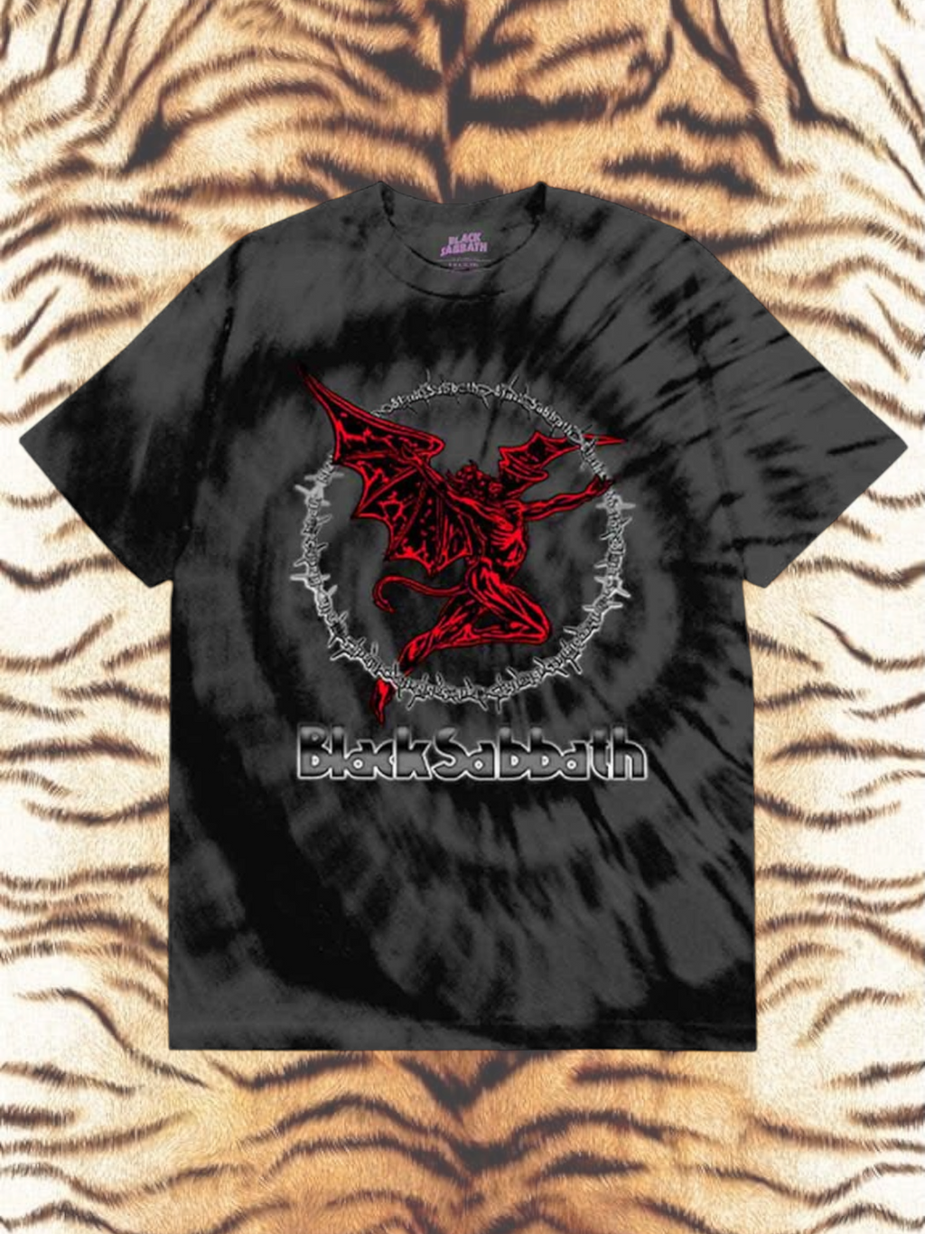 Black Sabbath Unisex T-Shirt: Red Henry (Black) (Wash Collection)