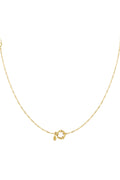 Elegant Gold Color Stainless Steel Chain Necklace for Women
