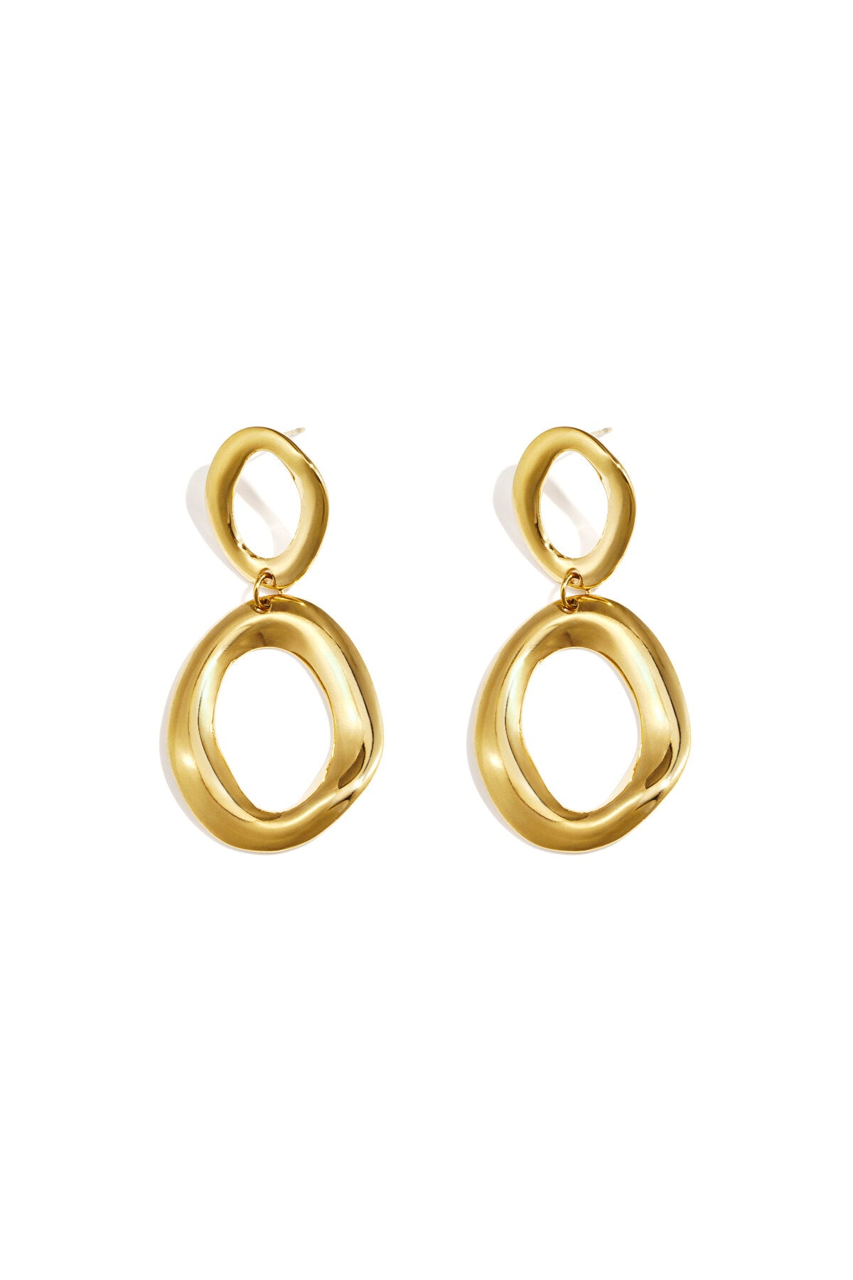 Stylish Stainless Steel Drop Earrings for Women