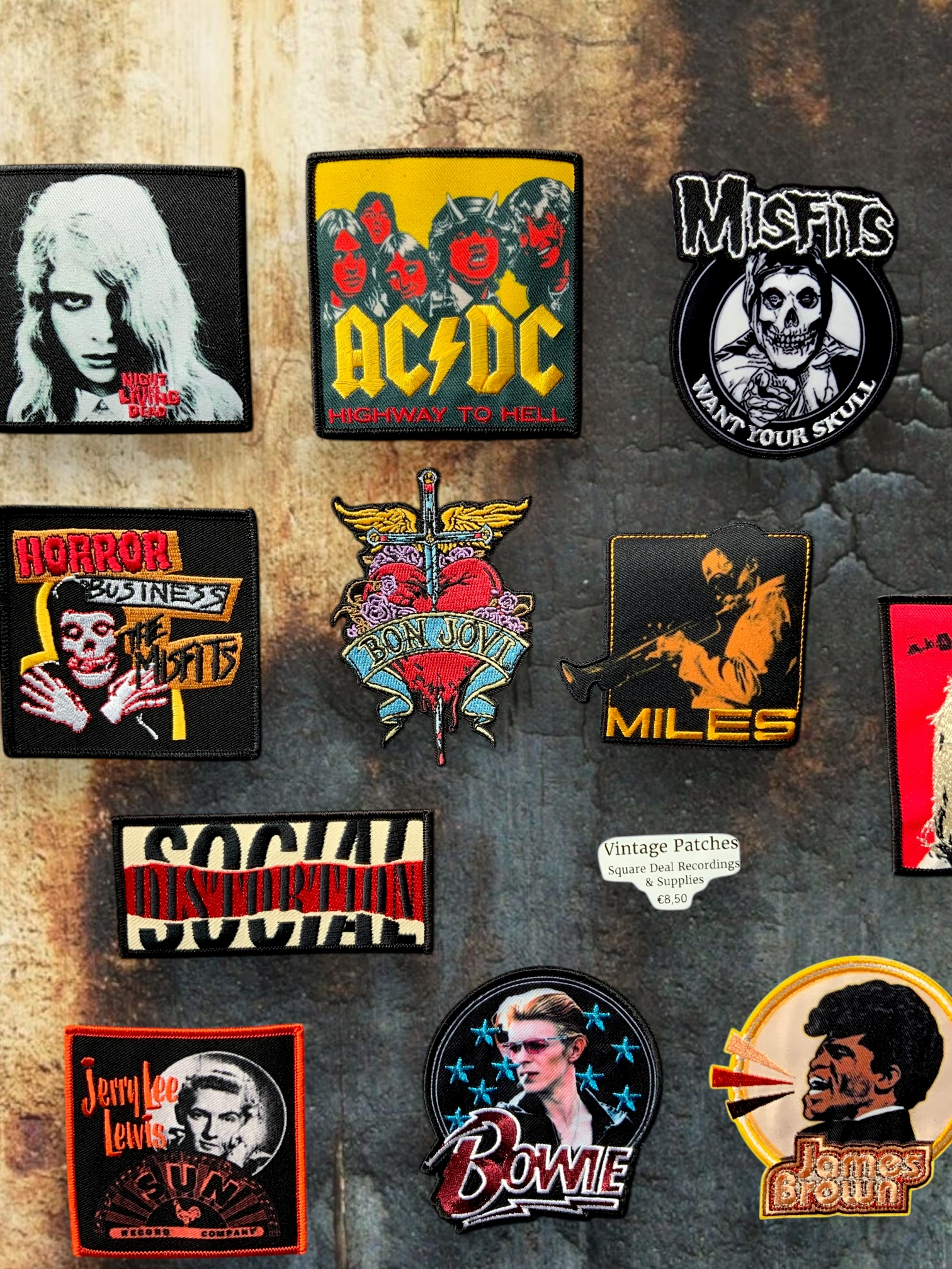 Vintage AC/DC Patch - "Highway To Hell" Cover Art Inspired