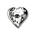 Spooky heart patch