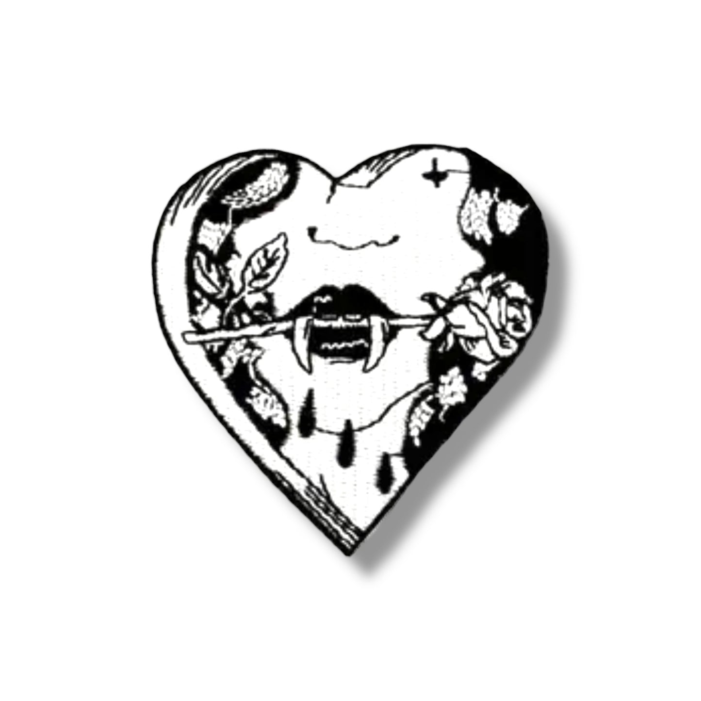 Spooky heart patch