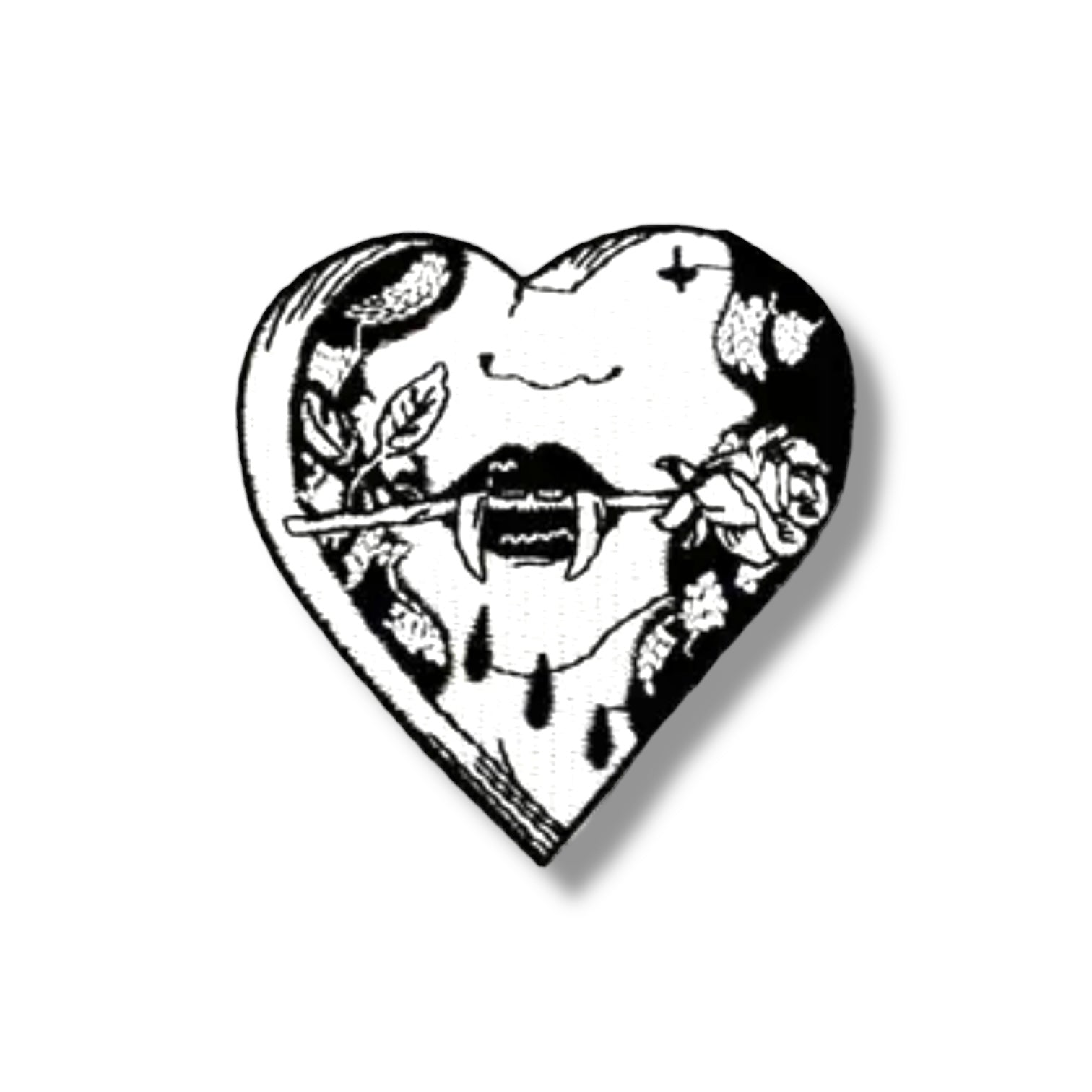 Spooky heart patch