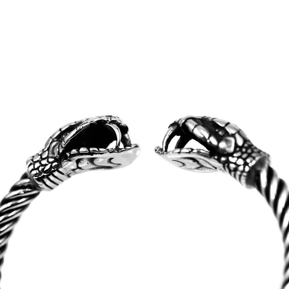 Two-Headed Snake Open Bracelet