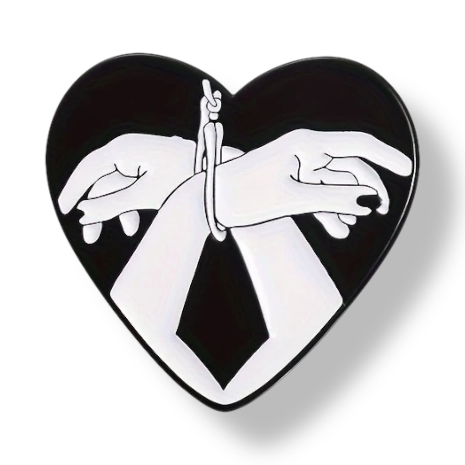 Bondage heart Pin