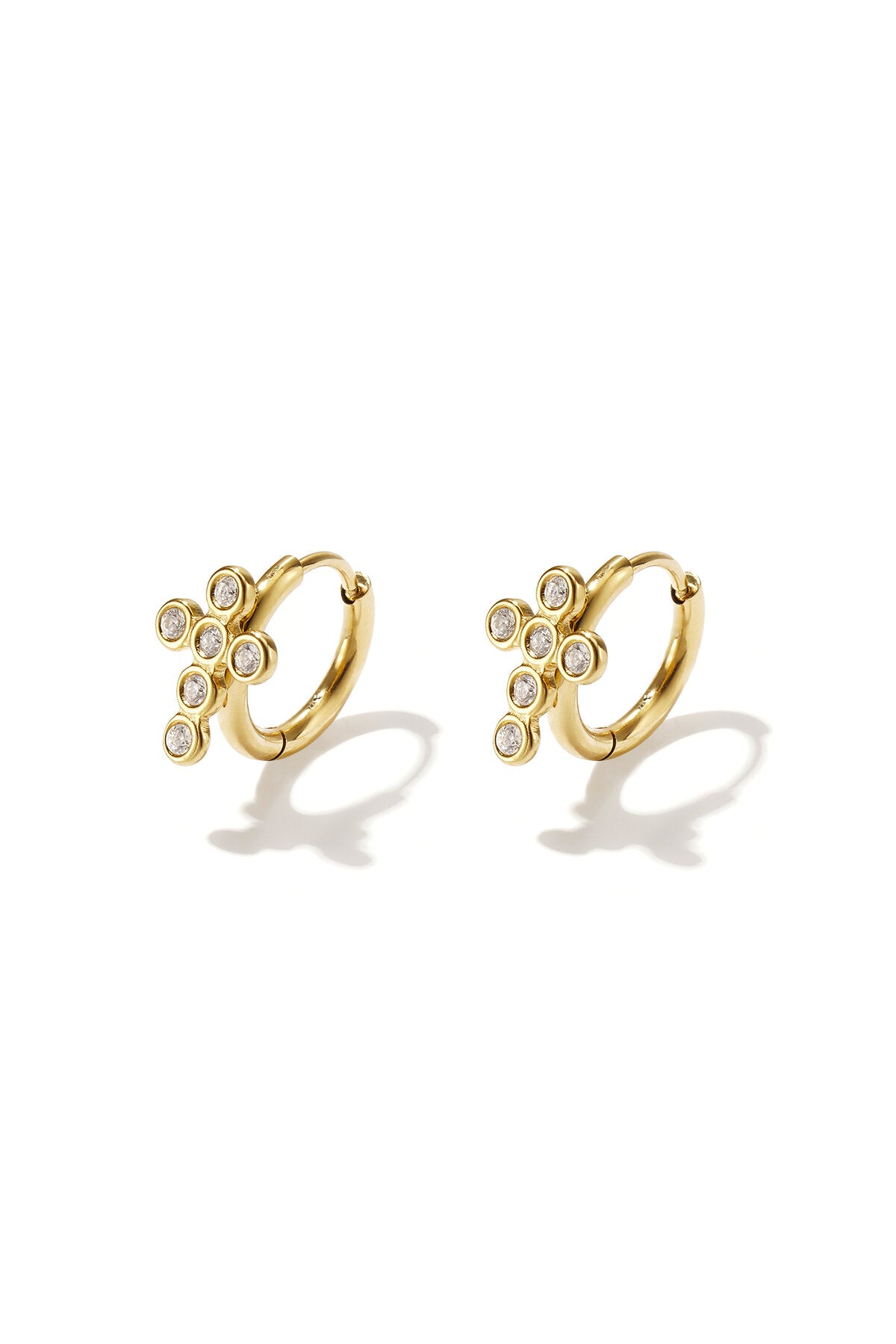 Stylish Rhinestone Hoop Earrings for Women