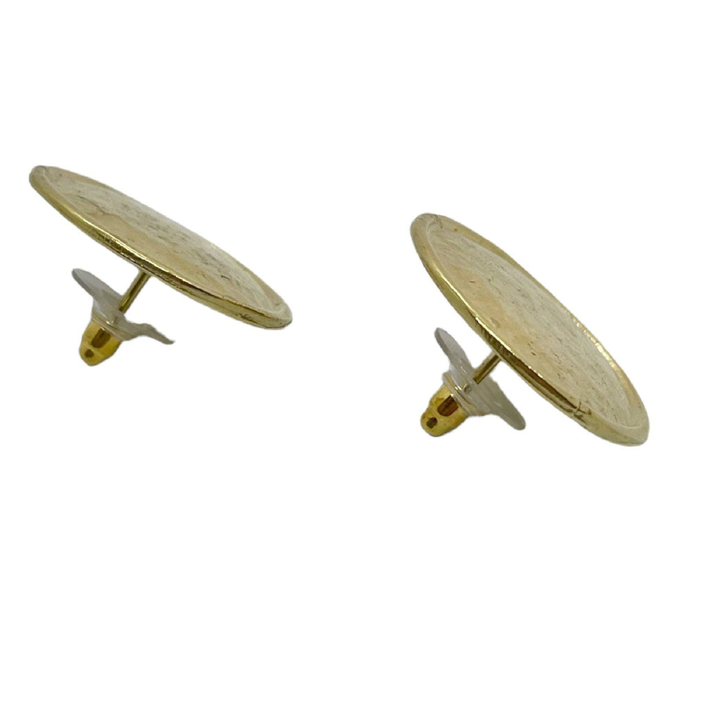 Moon gold earring “Gloria Mago”
