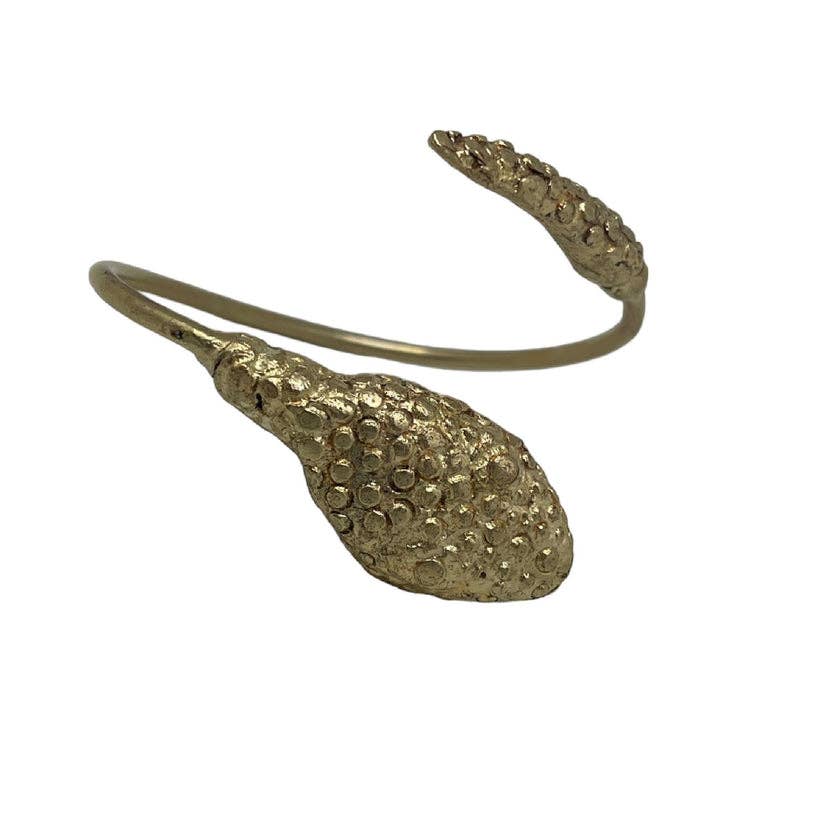 Gold snake bracelet