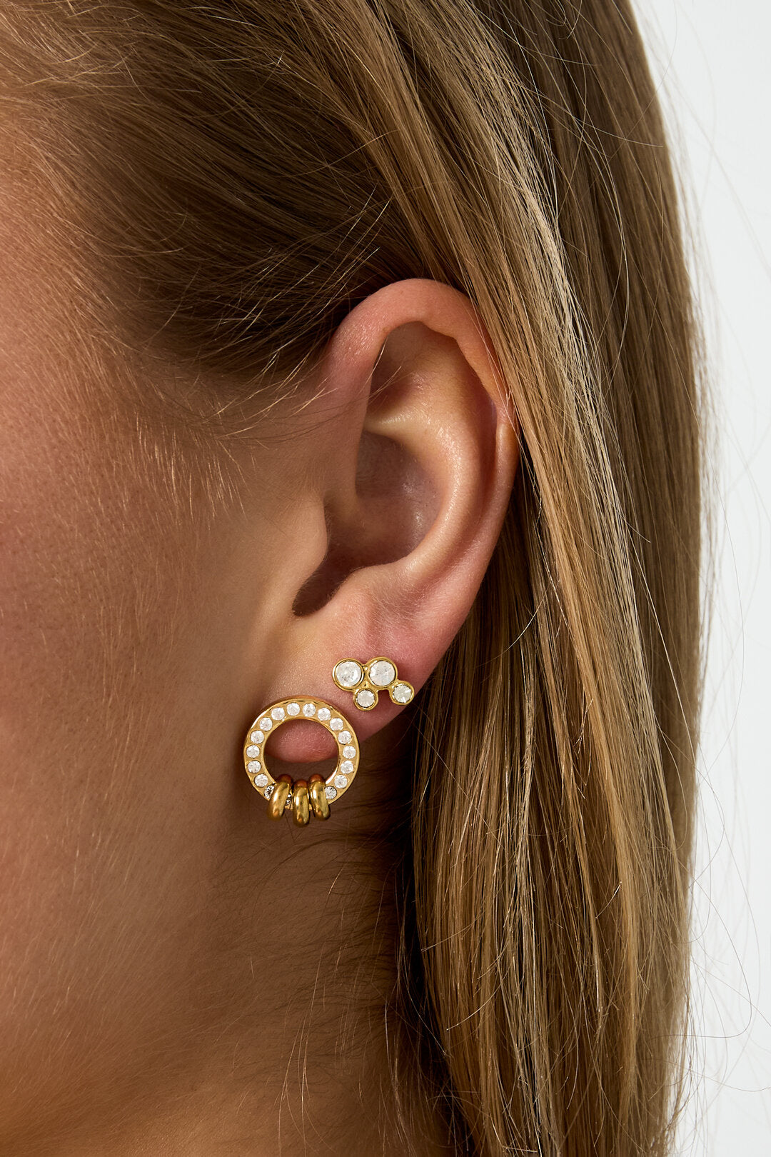 Elegant Mini Circle Stud Earrings for Daily Wear