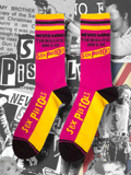 Sex Pistols Official Unisex Socks – Never Mind The Bollocks (Pink)