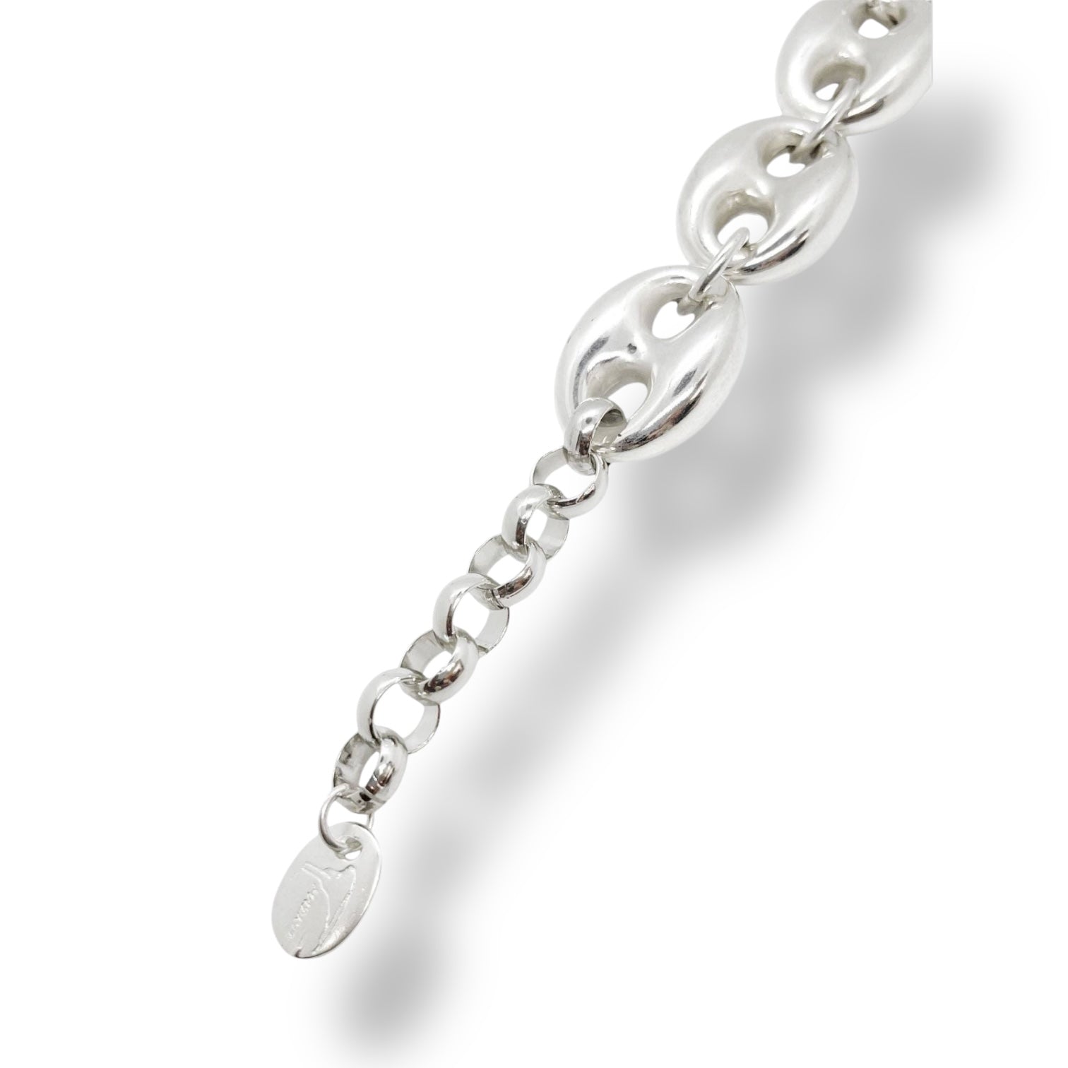 Calabrote 3D silver plated bracelet