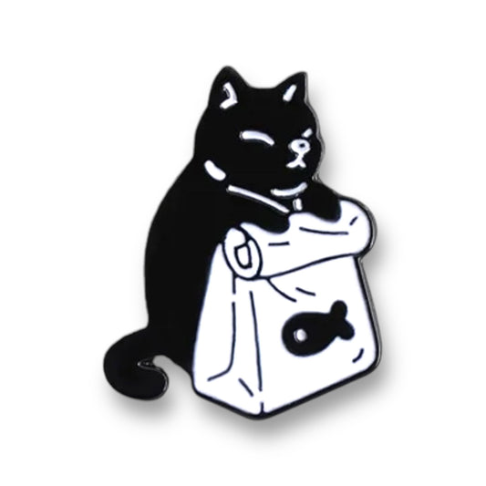 Cat Pin zwart