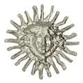 Sun pin silver
