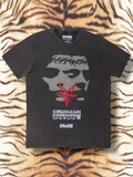 Falling In Reverse Unisex Stone Wash T-Shirt: Blur (Charcoal Grey)