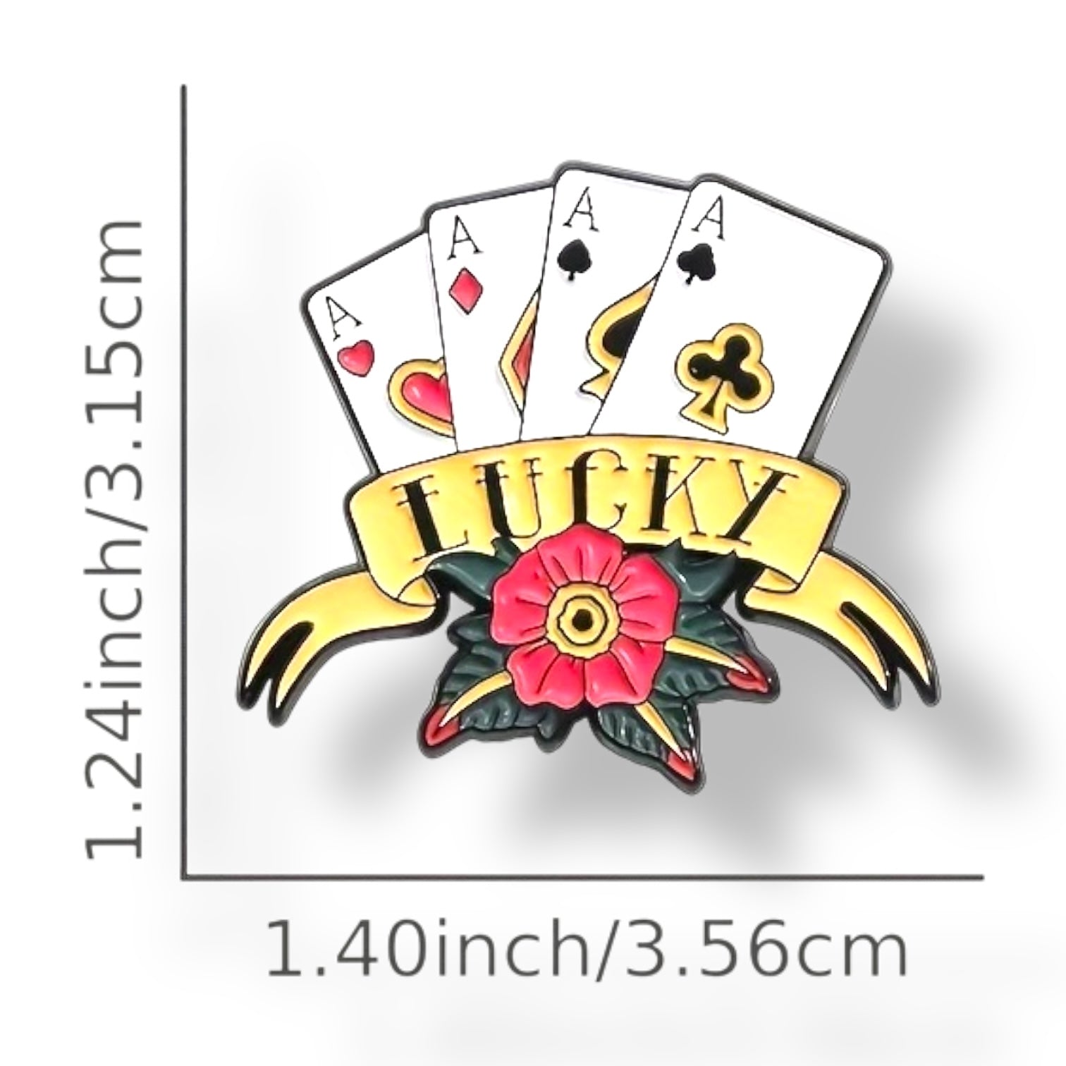 Lucky Poker Pin