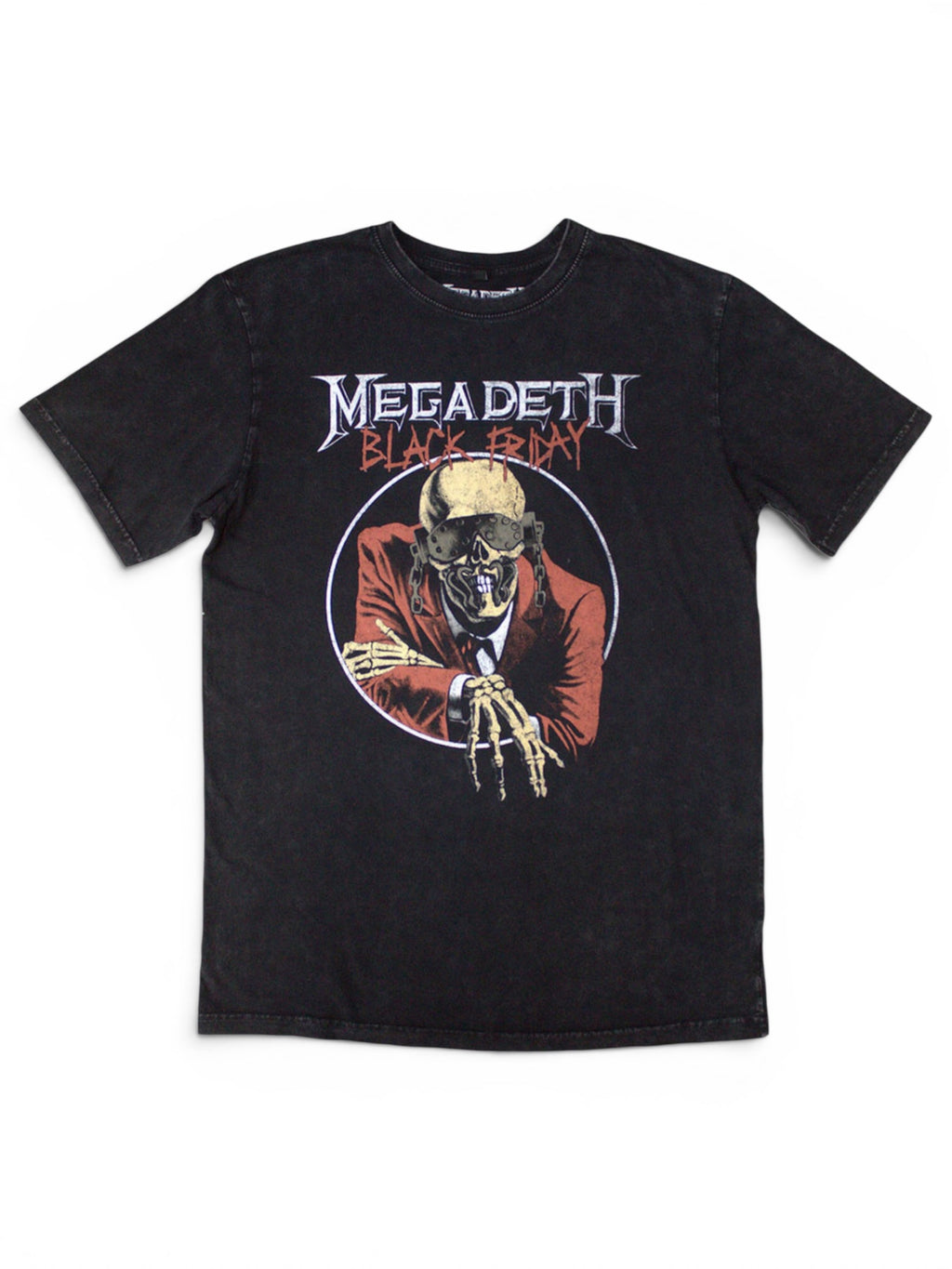 Megadeth Stone Wash T‑Shirt – Black Friday (Limited Edition 999 stuks)
