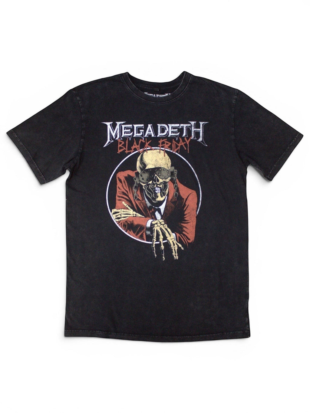 Megadeth Stone Wash T‑Shirt – Black Friday (Limited Edition 999 stuks)