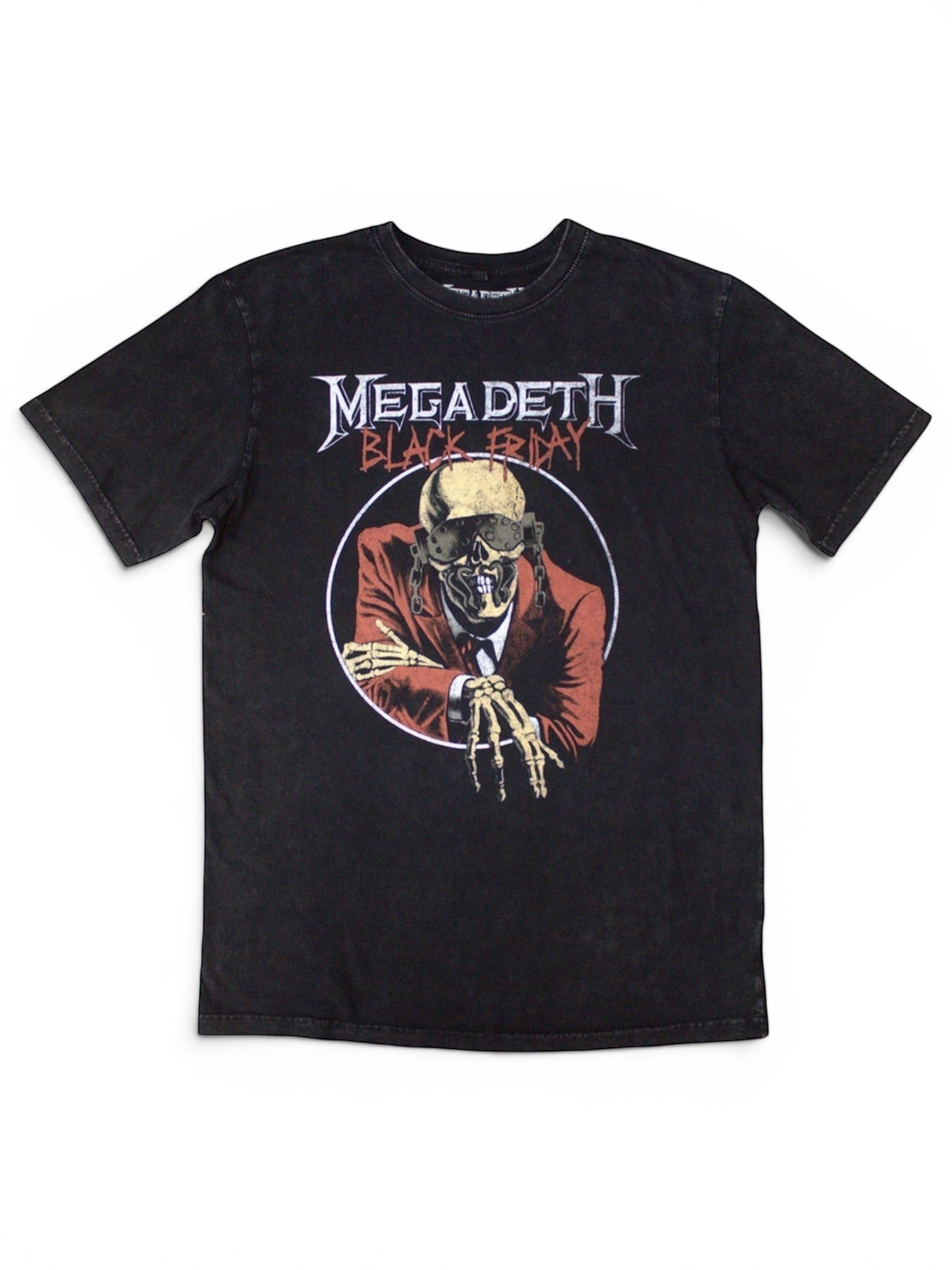 Megadeth Stone Wash T‑Shirt – Black Friday (Limited Edition 999 stuks)
