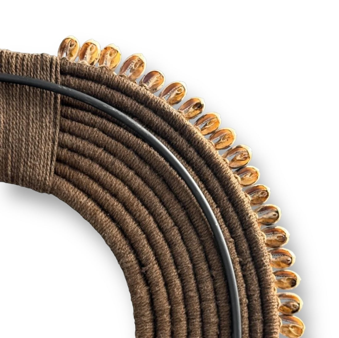 Nassa shell ornament - caramel