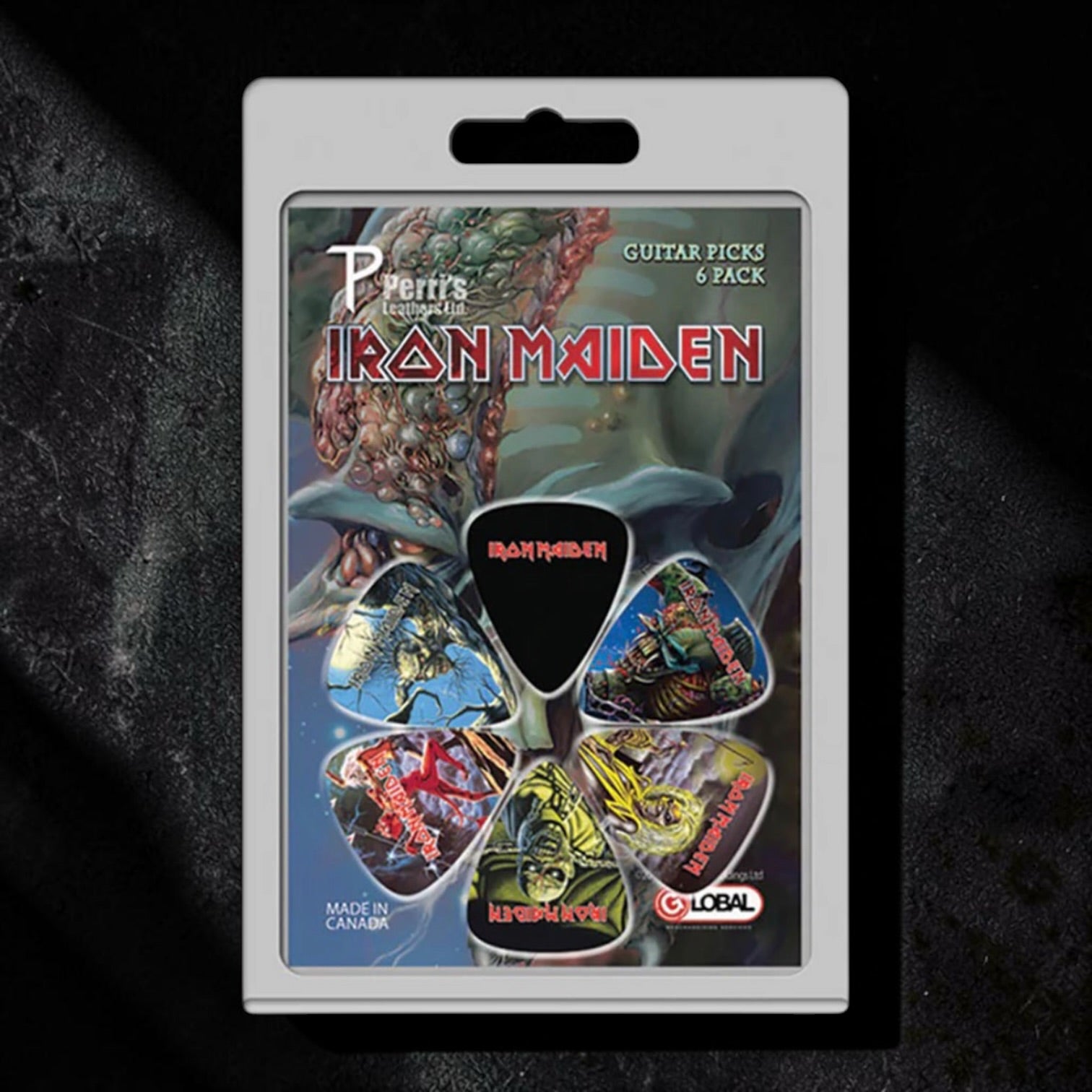 Iron Maiden Plectrum Pack: Album Covers 6-Pack