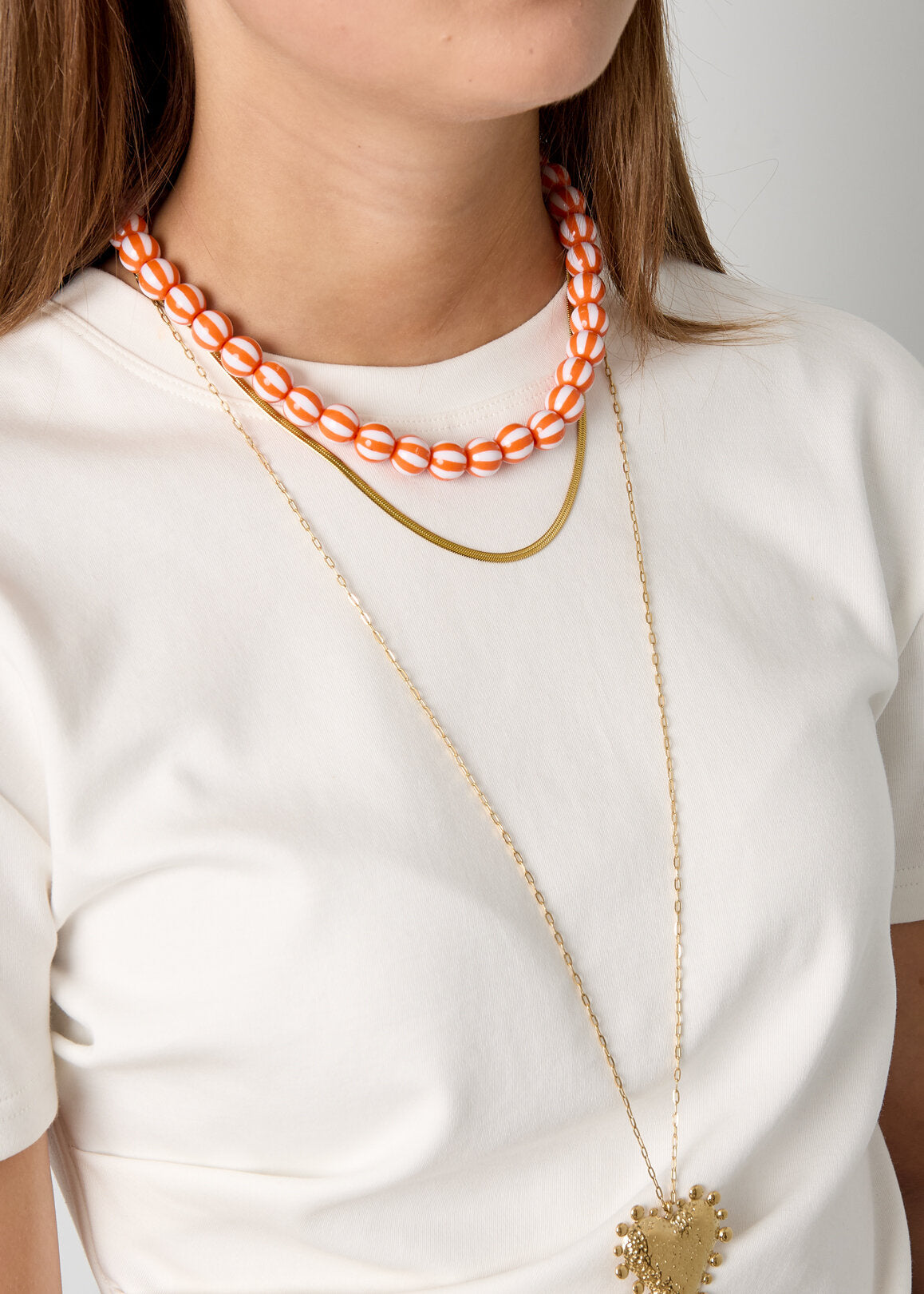 Charming Acrylic Beaded Necklace for Spring/Summer