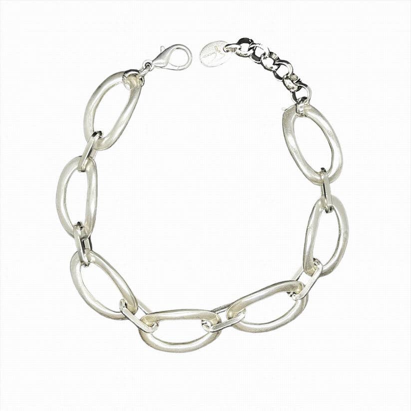 Necklace - choker in silver plated