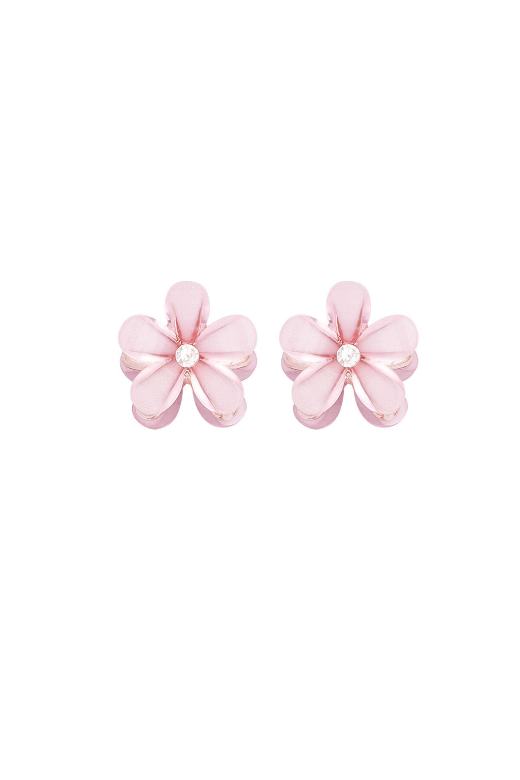 Chic Pink Alloy Hair Clip for Elegant Looks