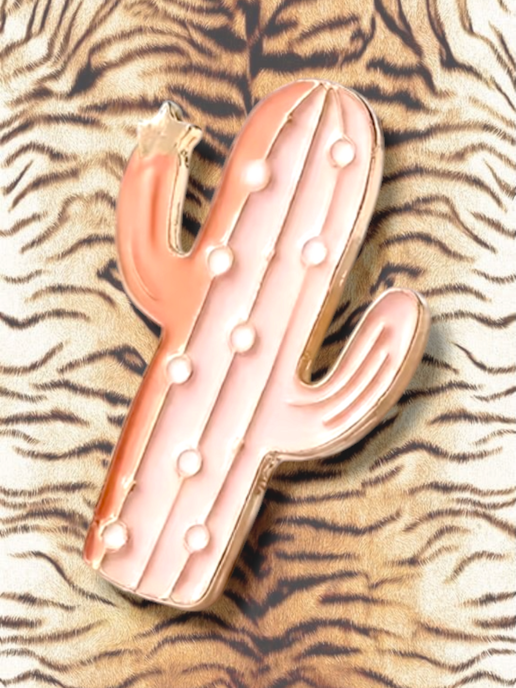 Pink Cactus Pin