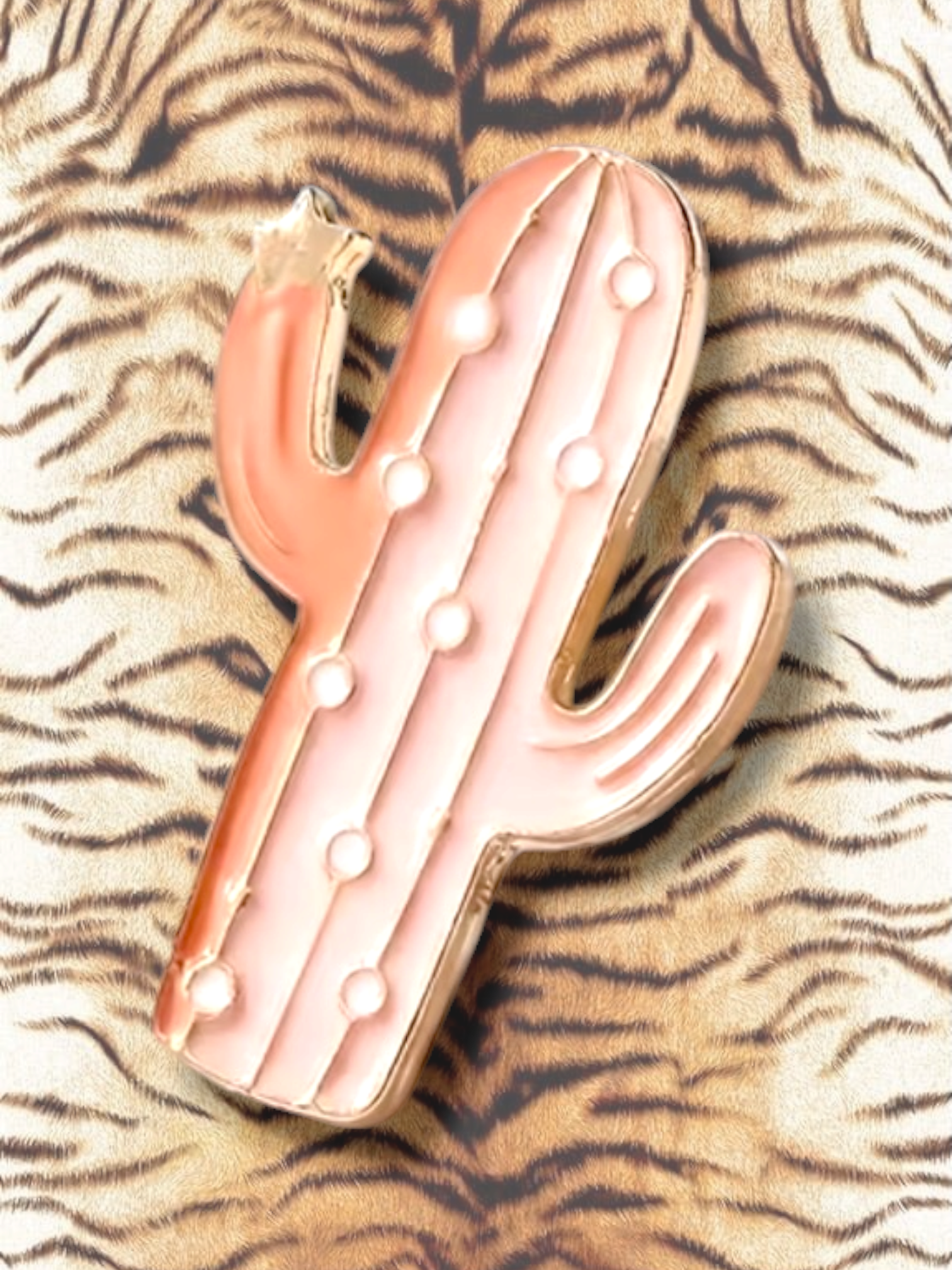 Pink Cactus Pin