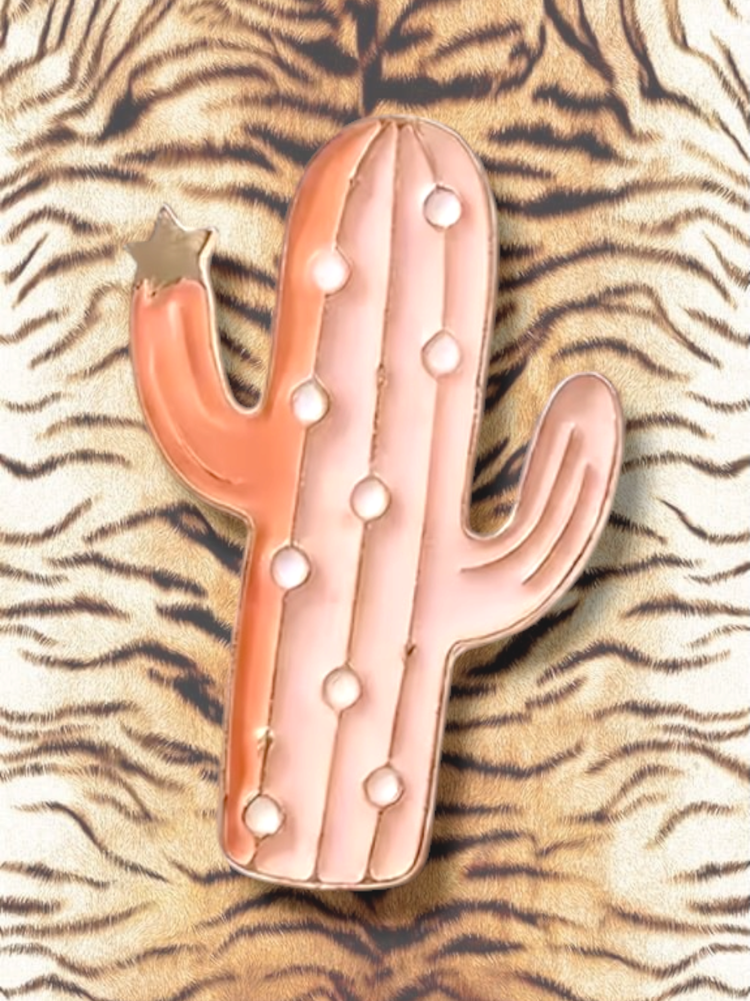 Pink Cactus Pin
