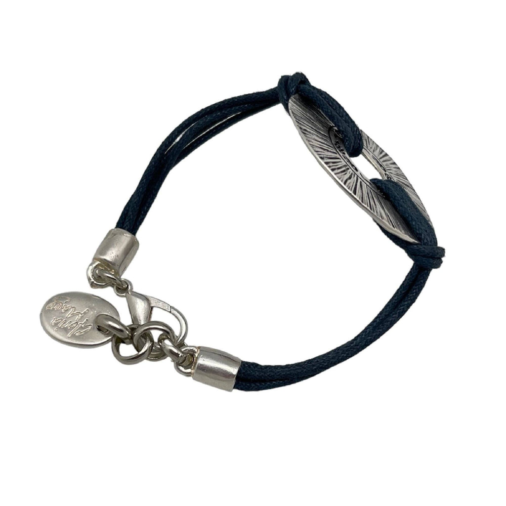 Etnia silver-blue/sea bracelet