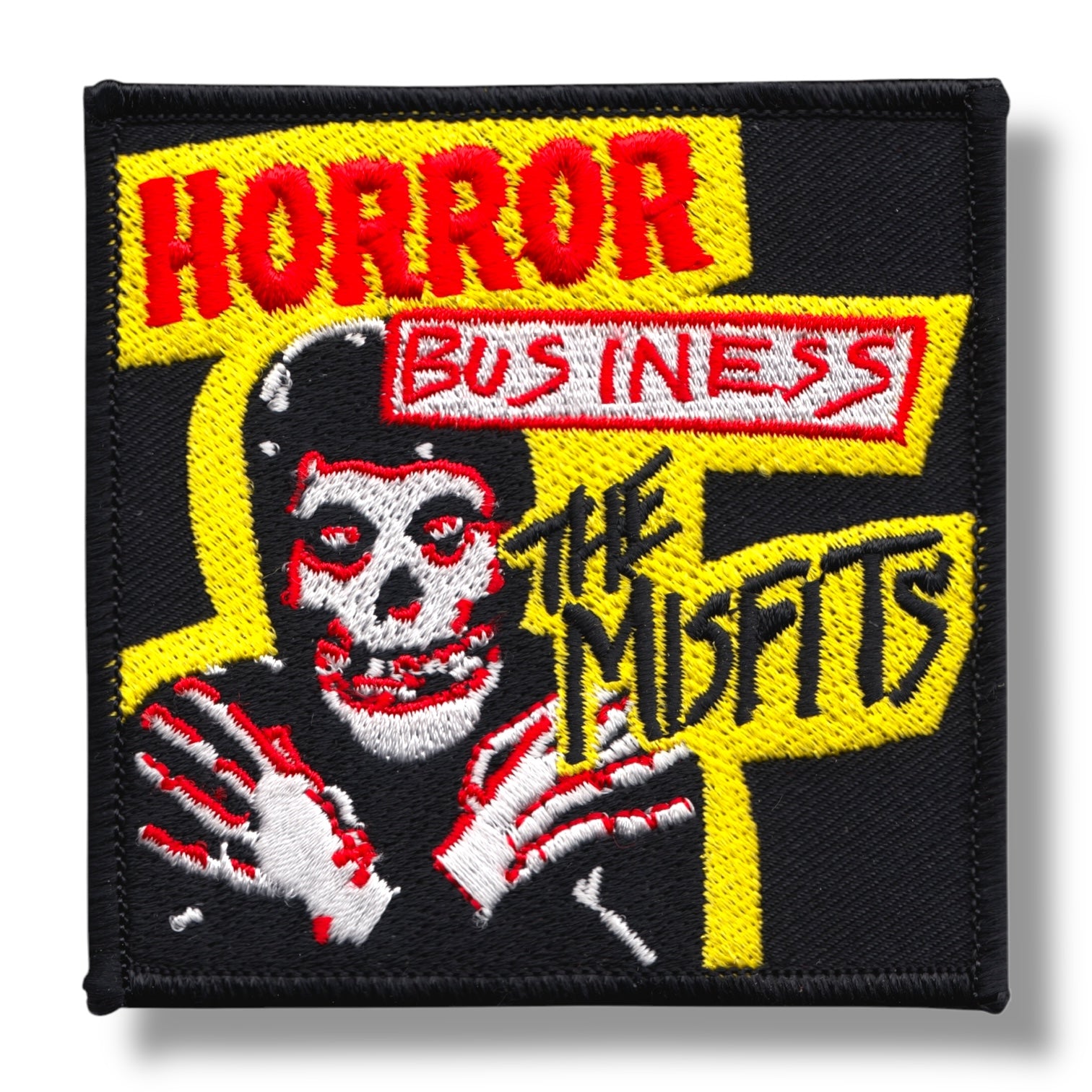 Vintage The Misfits Patch - "Horror Business" Cover Art