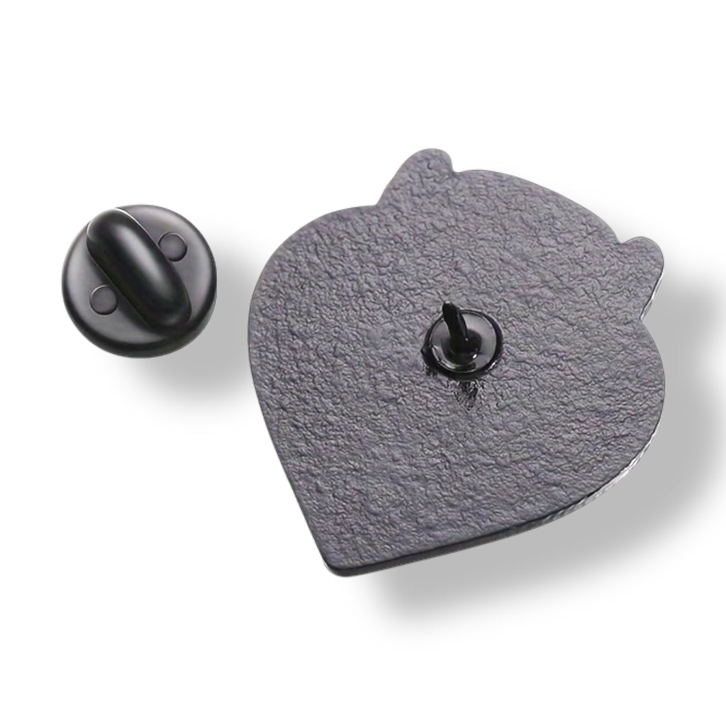 Angel wings Heart Pin