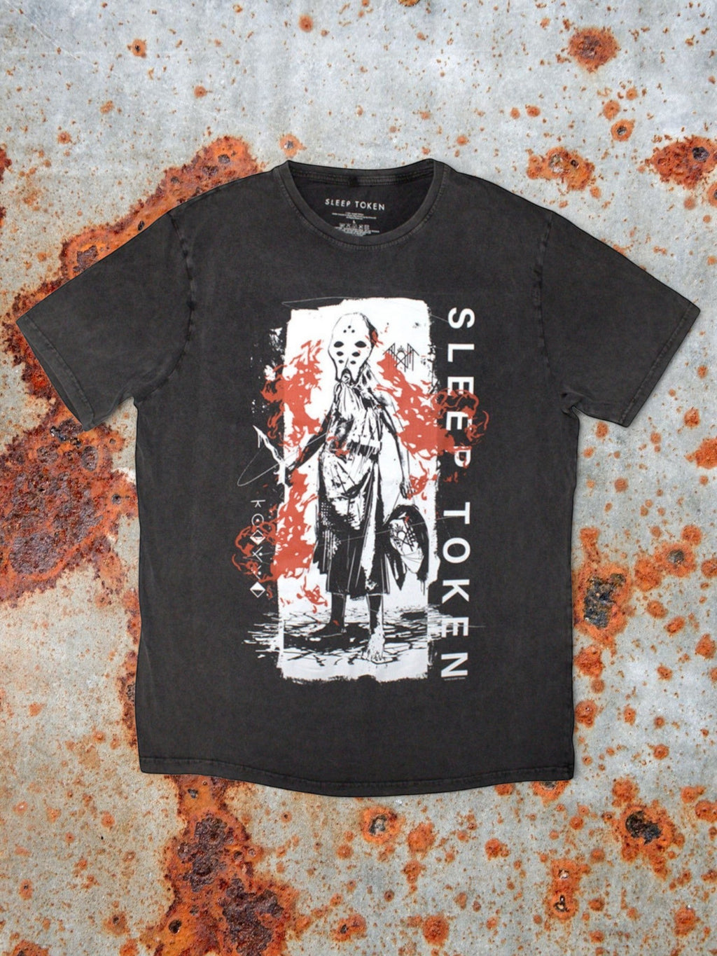 Sleep Token Stone Wash T-Shirt – Euclid Design (Limited Edition of 999 pieces)