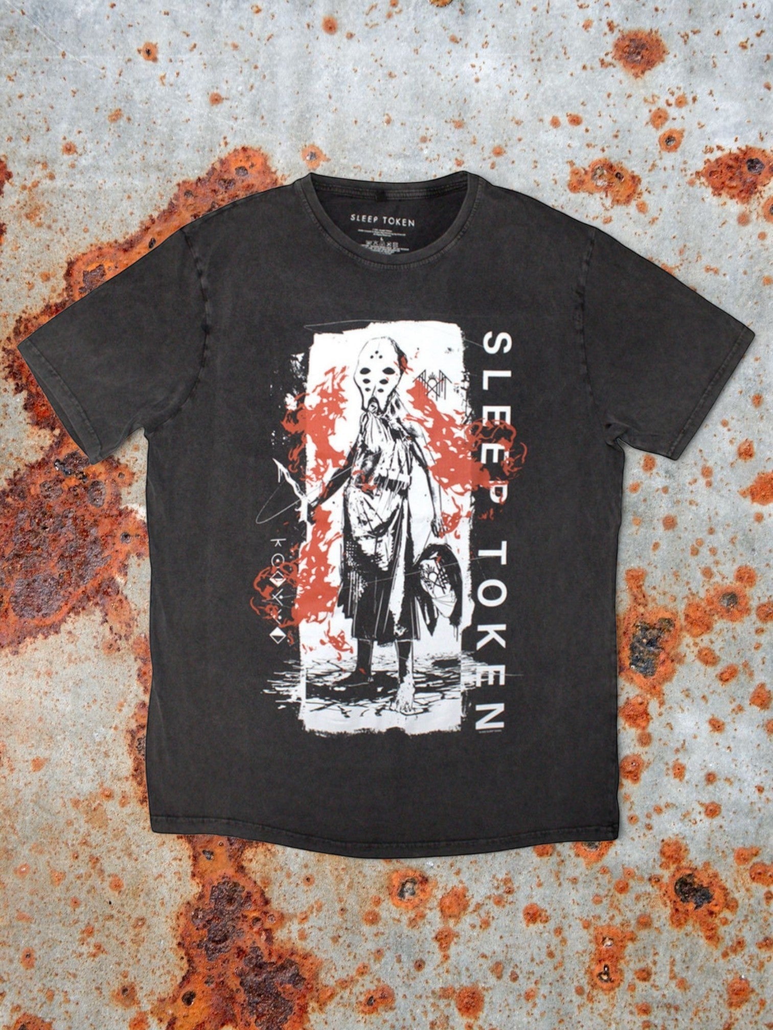 Sleep Token Stone Wash T-Shirt – Euclid Design (Limited Edition of 999 pieces)