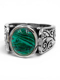 Ring met groene Steen