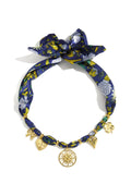 Elegant Blue Braided Necklace for Fall/Winter