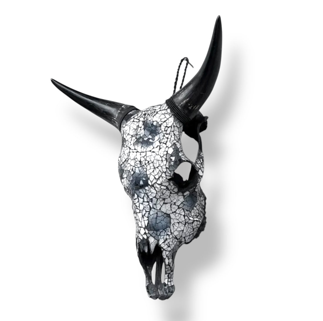 Koeien schedel - Grijs Mozaïek