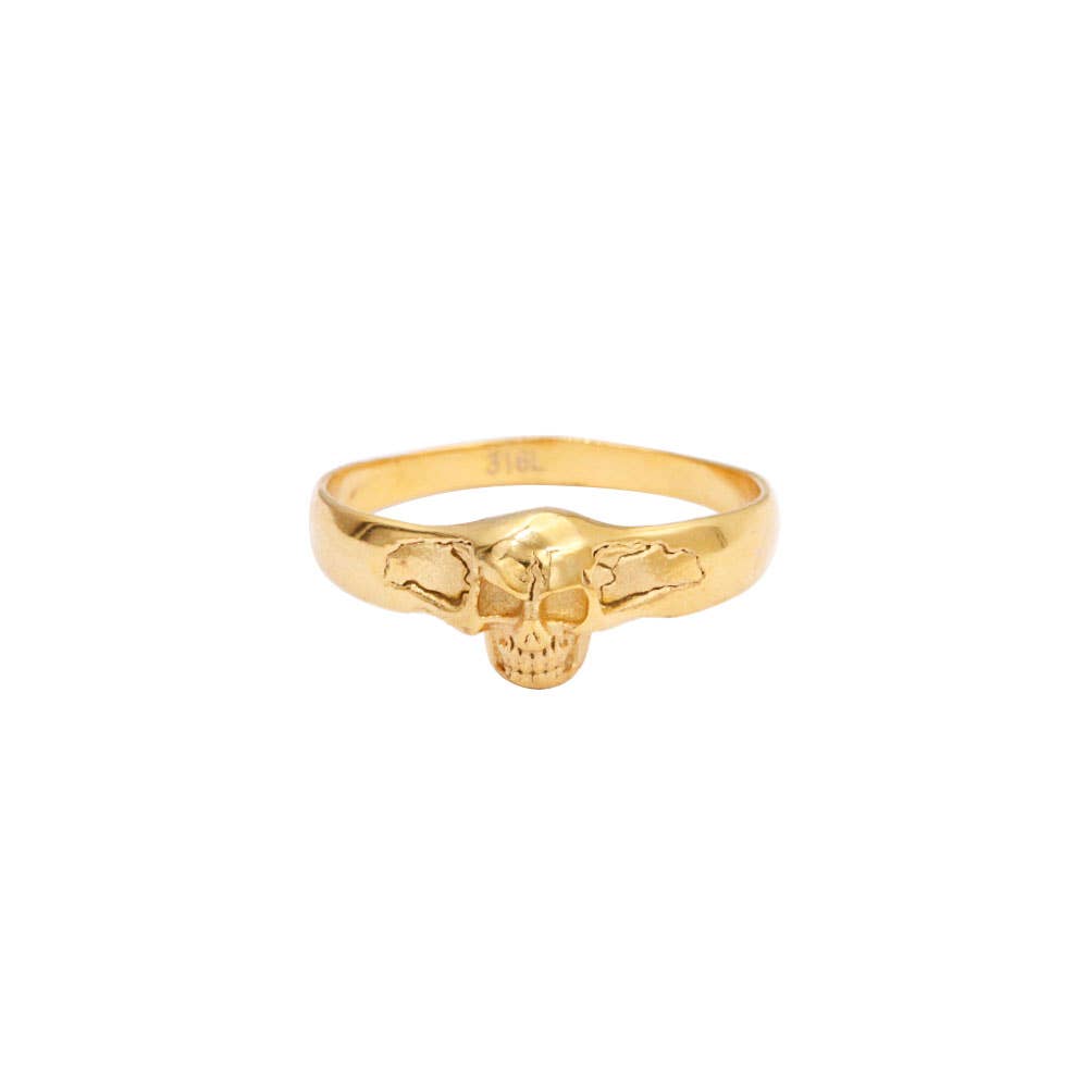 Skull Ring Gold