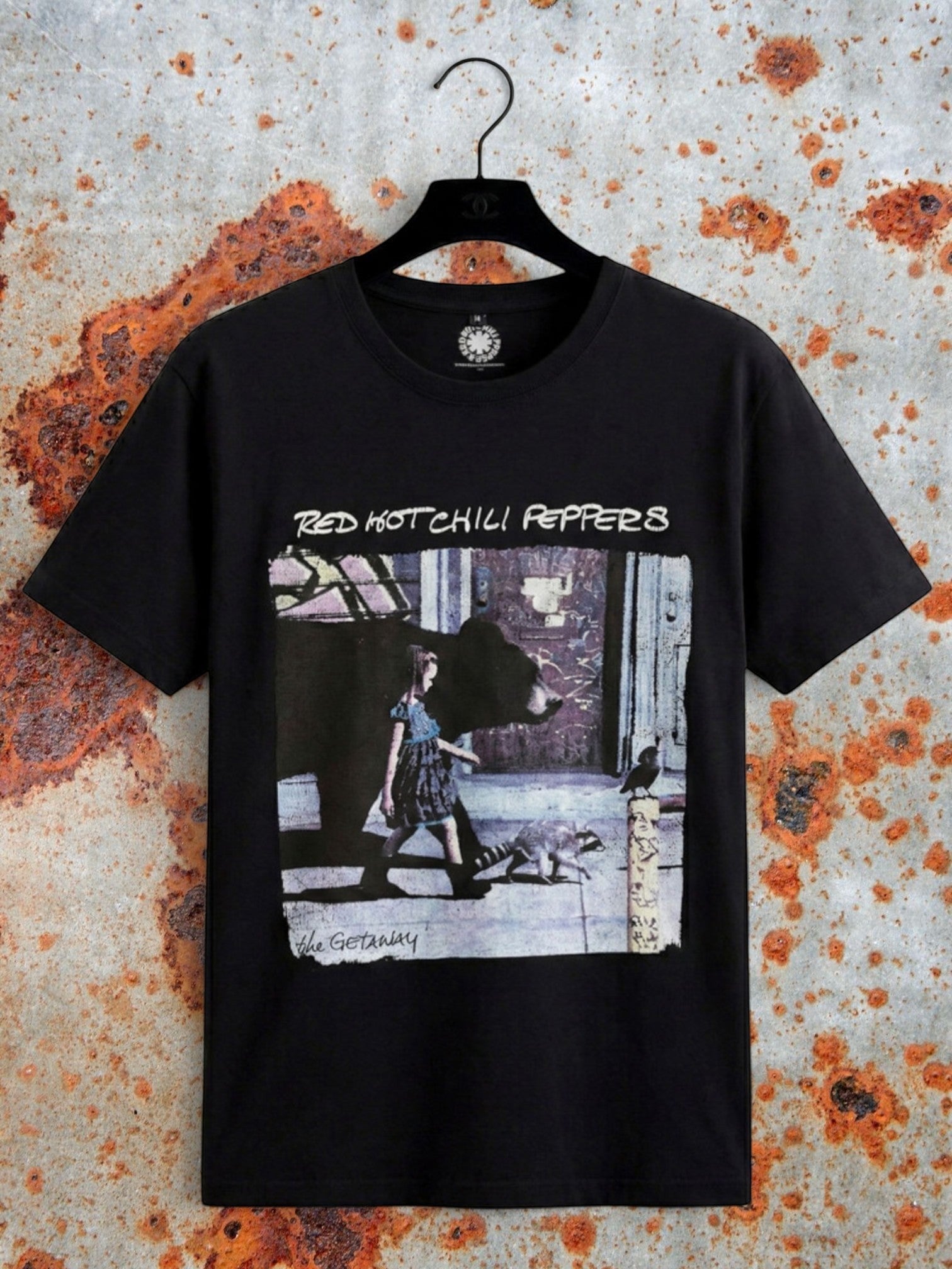 Red Hot Chili Peppers Premium Carbon T‑Shirt – The Getaway Tracklist (100% Algodón Peinado, Acabado Premium Suave al Tacto)