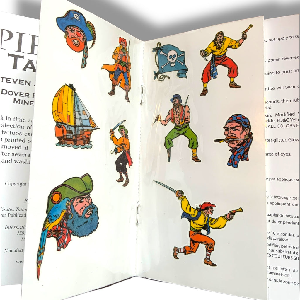Tijdelijke Piraten Tattoos - nontoxic