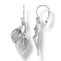 Cala double silver earring