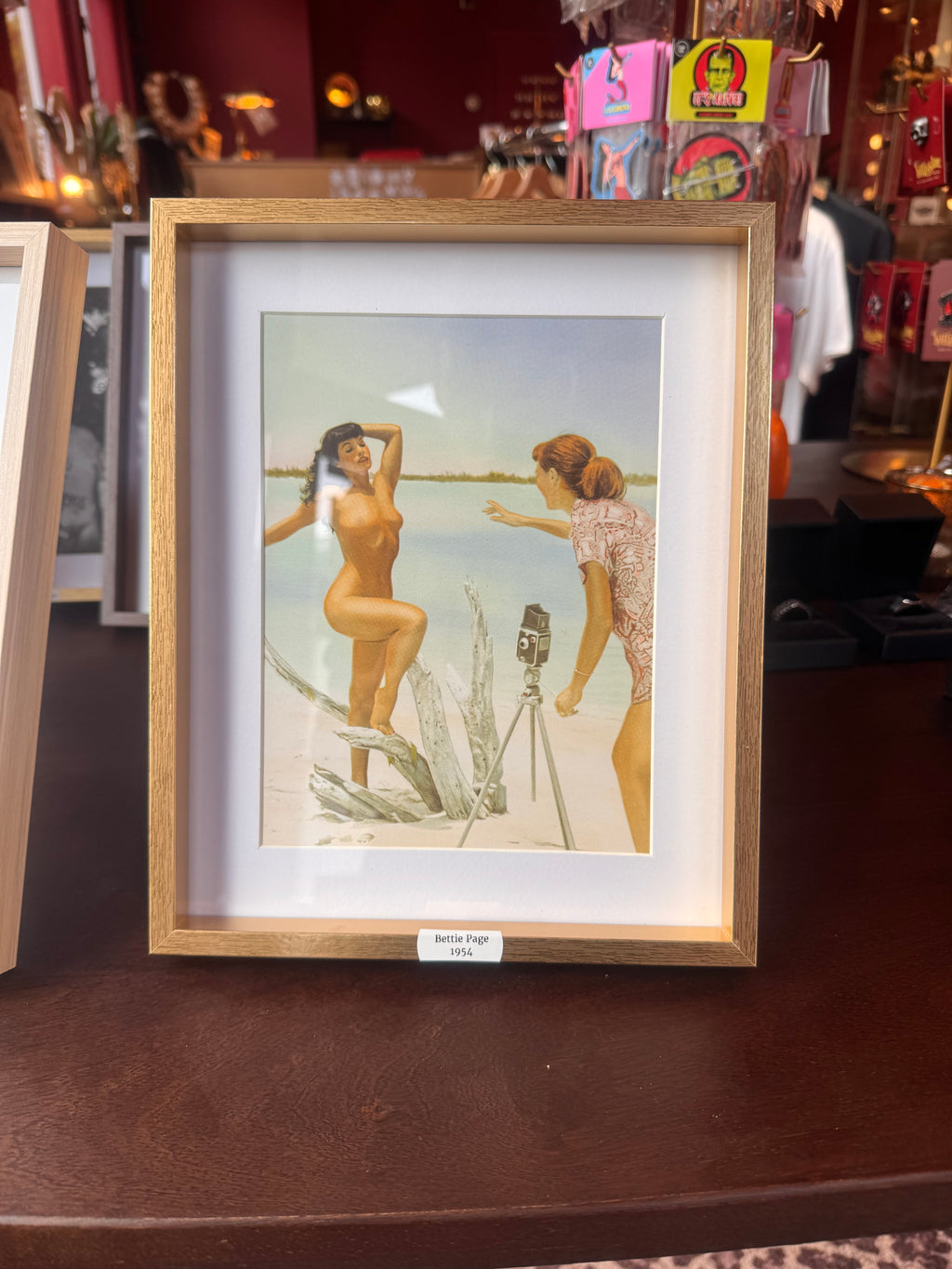 Bettie Page 1954 - Passe-Partout photo Print